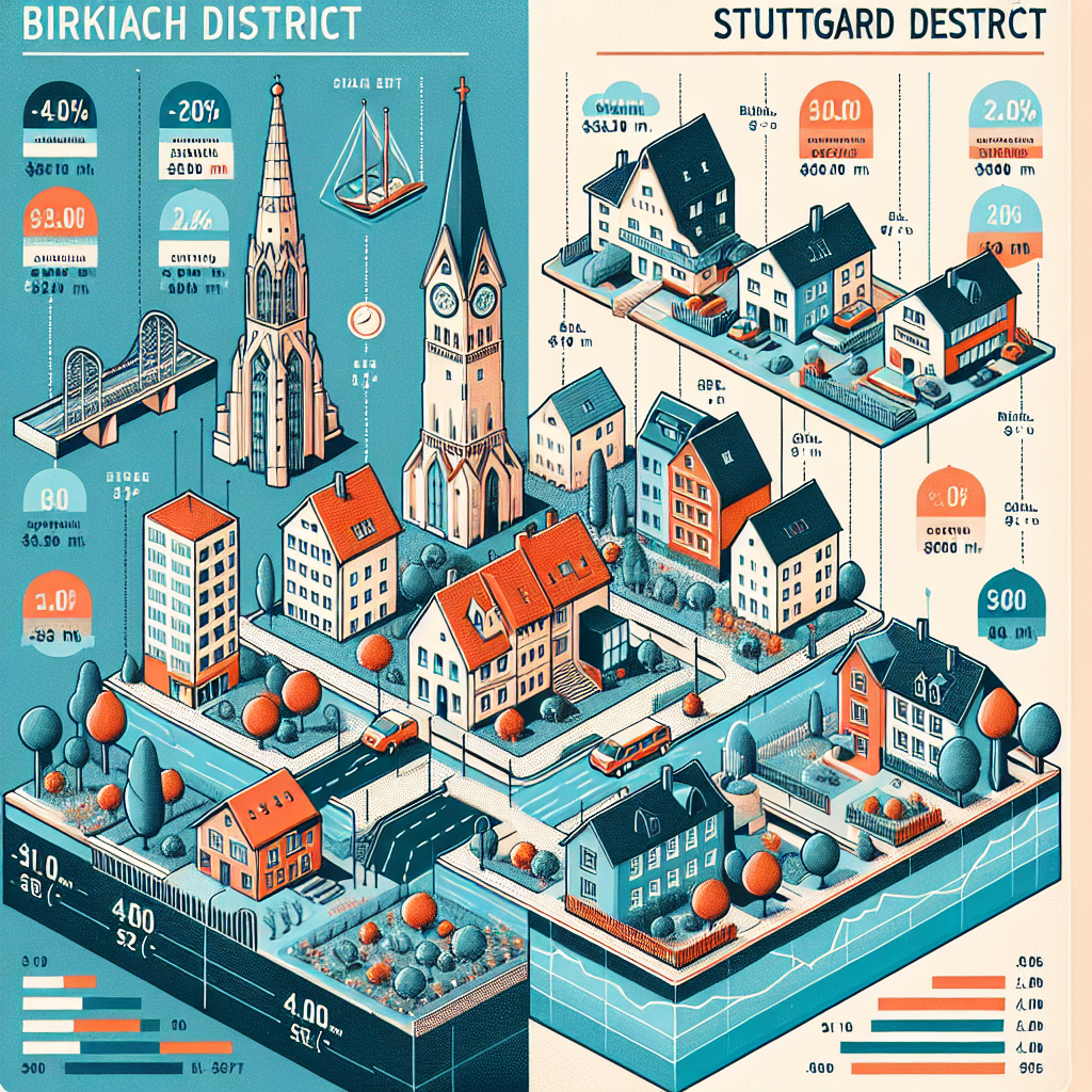 Immobilienpreisvergleich Stuttgart Birkach vs. andere Stadtteile